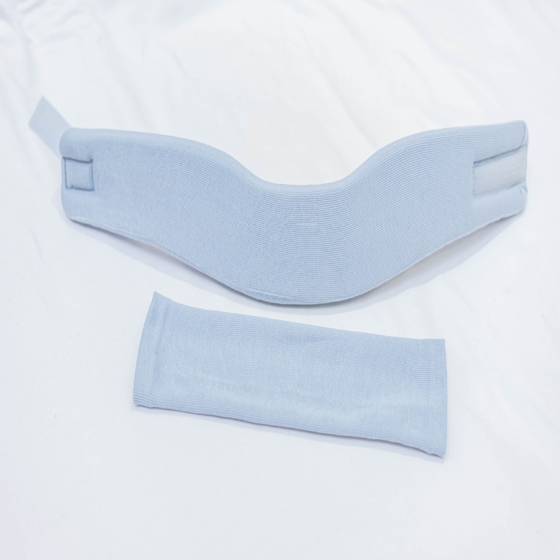 Light blue  Breathable Neck Support Brace on a white background