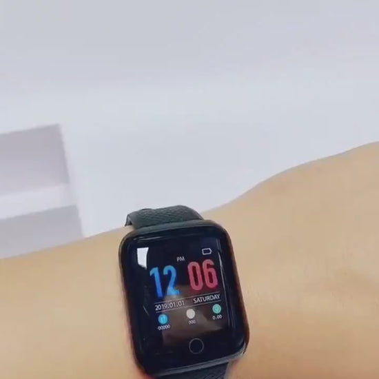  Smart Fitness Bracelet with Heart BP Monitor video 2