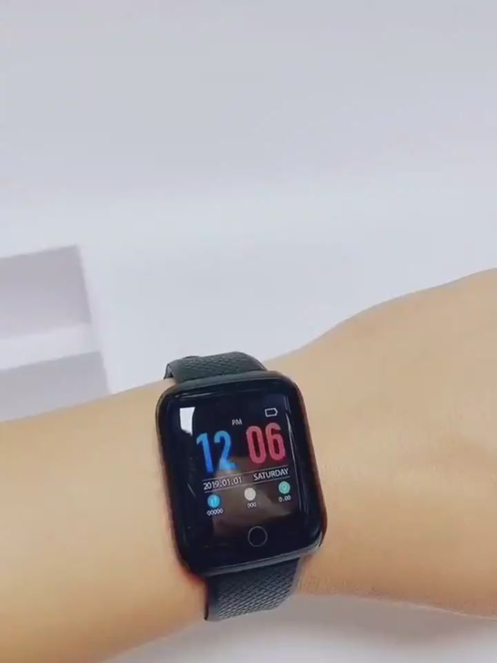  Smart Fitness Bracelet with Heart BP Monitor video 2