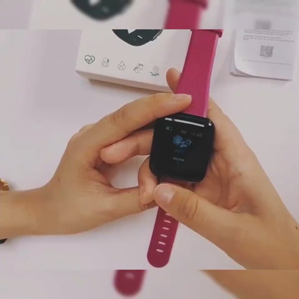  Smart Fitness Bracelet with Heart BP Monitor video 1